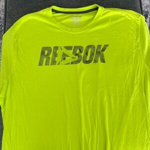 Reebok Men's Neon Green Shirt